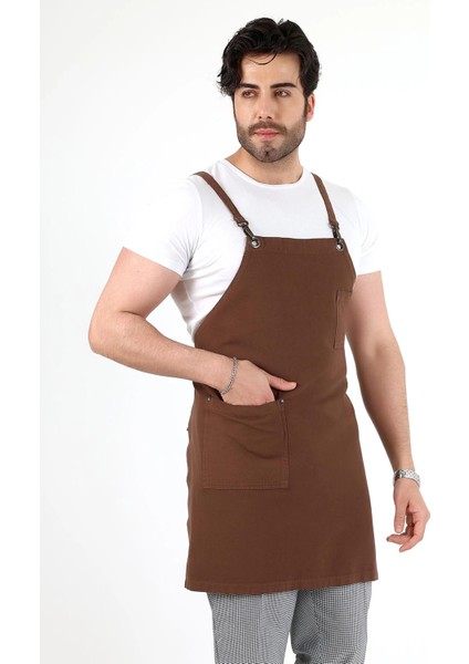 Barista Askılı Önlük Tek Cepli - Kahve fırsatları