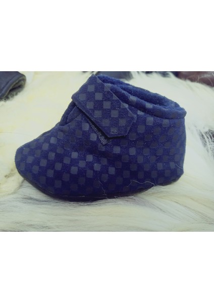 Unisex Organik Hakiki Kuzu Deri Içi Polarlı Hakiki Bebek Patiği Ayakkabı Panduf