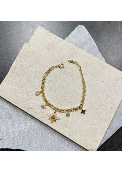 Arı ve Taş Charmlı Bileklik fiyatları