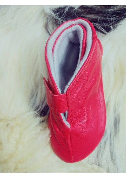 Unisex Organik Hakiki Kuzu Deri Içi Polarlı Hakiki Bebek Patiği Ayakkabı Panduf indirimleri