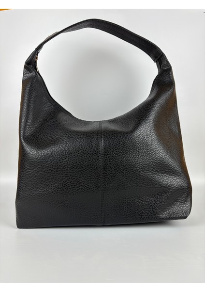 Kadın Suni Deri Siyah Kapitone Dokulu Maxi Boy Omuz Çantası fırsatları