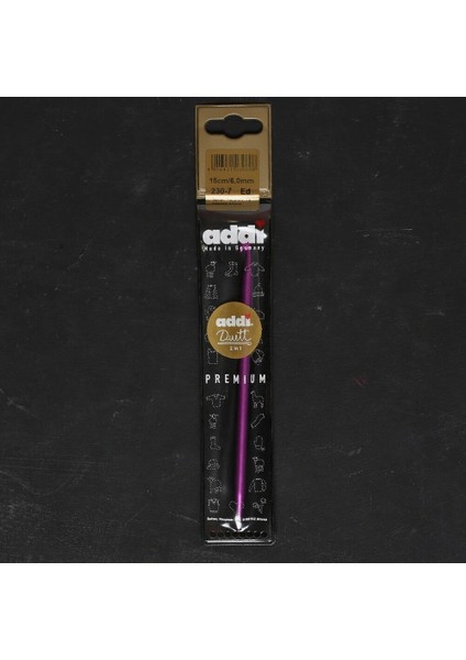 Addi Duett 6 mm 15 cm Tunus Tığı - 230-7