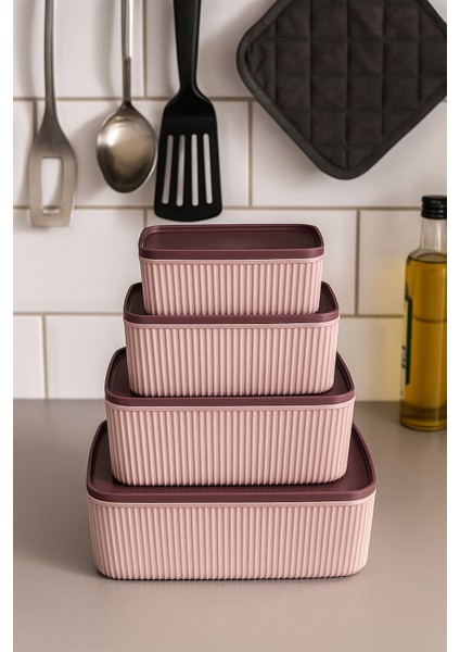 Saklama Kabı ve Kahvaltılık 4 Lü Multi