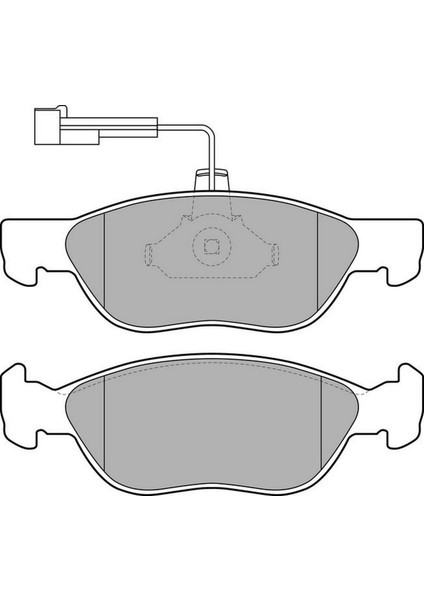 Mtxdpn Fren Balatasi Ön [ Fiat Bravo I 2.0 Hgt 20V 1995-2001, Coupe 1.8 16V/2.0 16V-20V 1996-2000, Marea 2.0 20V/2.4 Td-Jtd 1996-2002, Alfa Romeo 145, 146 1.8 Ie 16V/2.0 16V 1998-2001, 147, 156 1.6