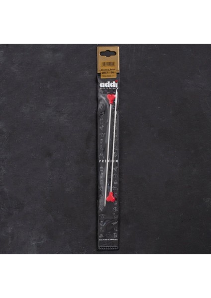 Addi Kalpli 2,5mm 20CM Klasik Alüminyum Örgü Şişi