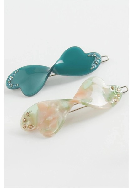 Buğz Fiyong Taşlı Klipsli Toka