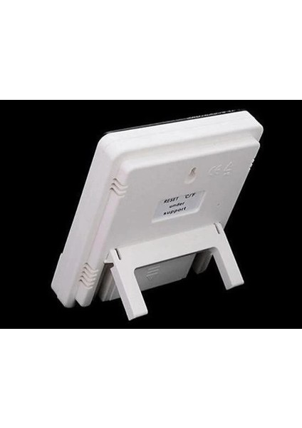 Bebek Odası Masaüstü Dijital Termometre Nem Ölçer Higrometre Saat fırsatları