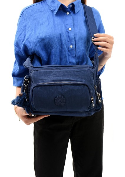 Çapraz Askılı Ultra Hafif Çok Cepli Omuz Çantası Klinkıl Kumaş fırsatları