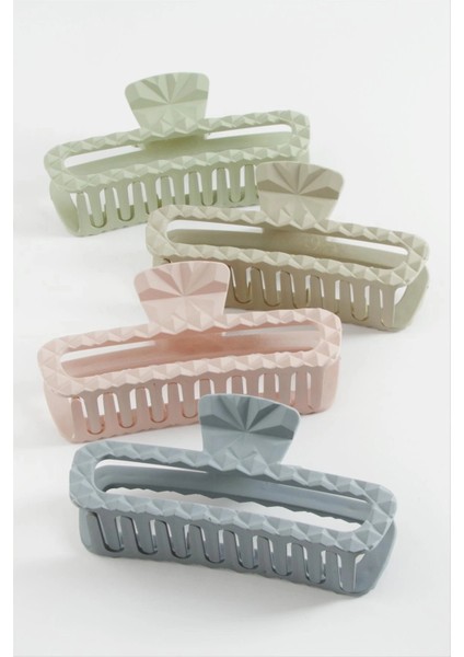 Dikdörtgen Renkli Mandal Toka 12 cm