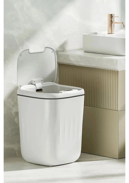 20 Lt Sensörlü Çöp Kovası – Akıllı Antibakteriyel Pilli Otomatik Kapaklı 4 Kalem Pil Dahil fiyatları