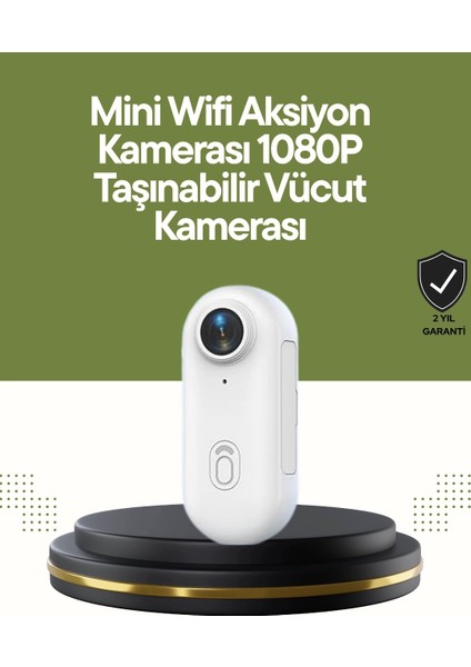 Şarj Edilebilir Uzun Ömürlü Mini Spor Kamera Full Hd