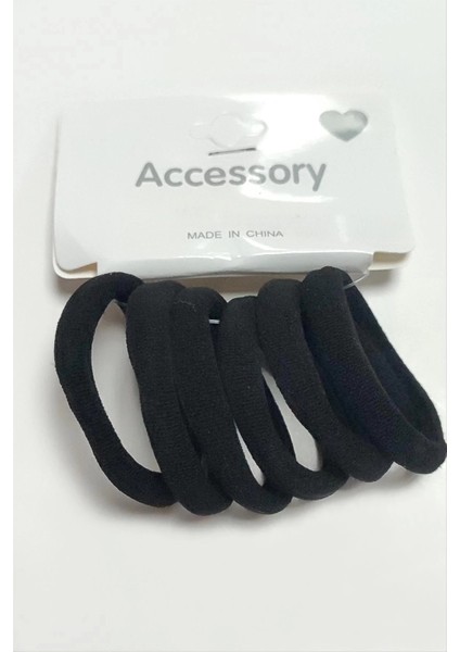 6 Adet Siyah Renkli Havlu Toka 4,5 cm