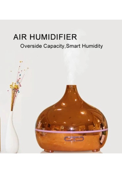 Buğz Hava Nemlendirici Parlak Gold Aromatik Oda Kokusu 550 ml Kahve Aroma Difüzörü Buhar Nemlendırıcı fırsatları