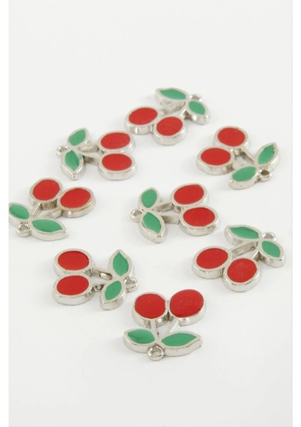 Kiraz Tek Kulplu Mineli Bileklik ve Kolye Ucu Aparatı 1 Adet