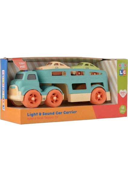 Lc Sesli ve Işıklı Taşıyıcı Tır 3 Parça - 1 Adet Stokta Olan Gönderilir