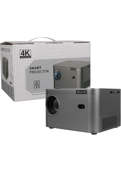 HY350 Sesli Komutlu Android 11 Akıllı LED Projeksiyon Fhd Kablosuz Görüntü Aktarım Destekli Ev Sinema Sistemi indirimleri