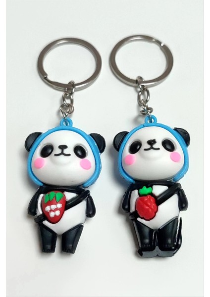 Panda Silikon Anahtarlık