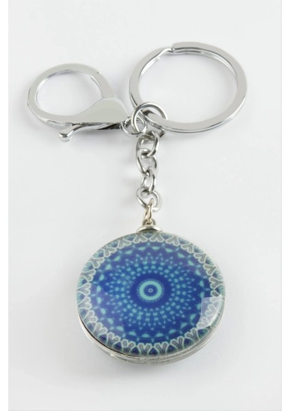 Buğz Nazar Cam Anahtarlık