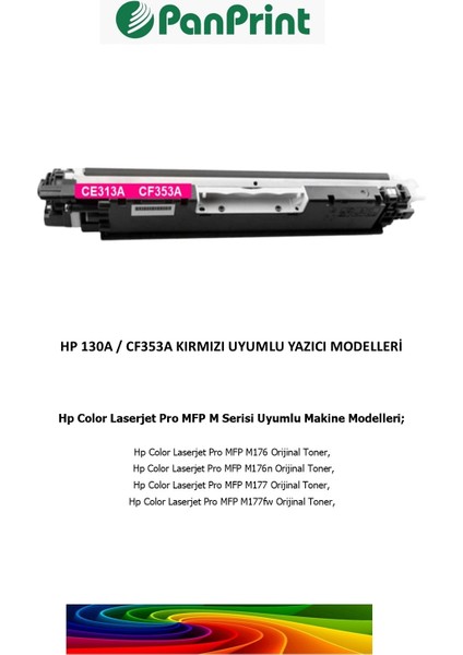 Hp Color Laserjet Pro Mfp M176 Kırmızı Toner fiyatları