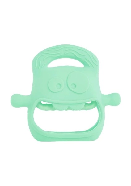 Açık Yeşil Bebek Silikon Diş Kaşıyıcı