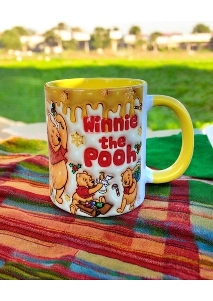 Winnie The Pooh Hediyelik Kaliteli Porselen Mega Kupa- Ev- Ofis Kupası modelleri