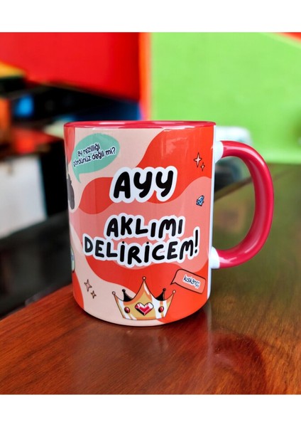 Prens Ayy Aklımı Deliricem Ev-Ofis-Hediyelik Porselen Kupa Bardak-Renkli Doğum Günü Hediyesi Kupa fiyatları