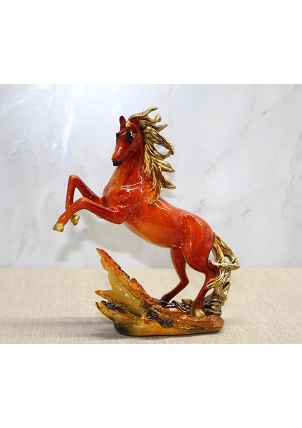 Buğz Polyester Şahlanmış At Figürü ALK4589