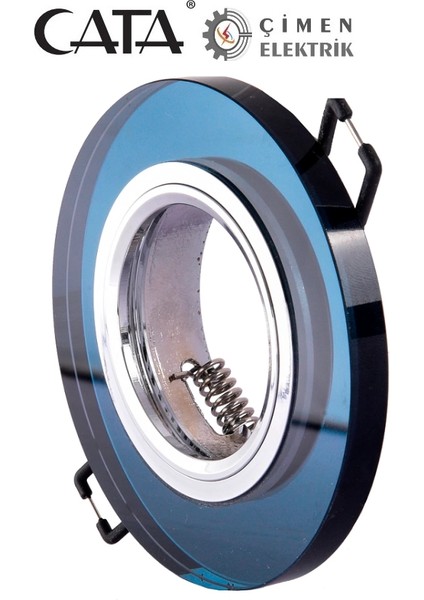 Cata Ct 6646 Zambak Dekoratif Kristal Cam Spot Kasası