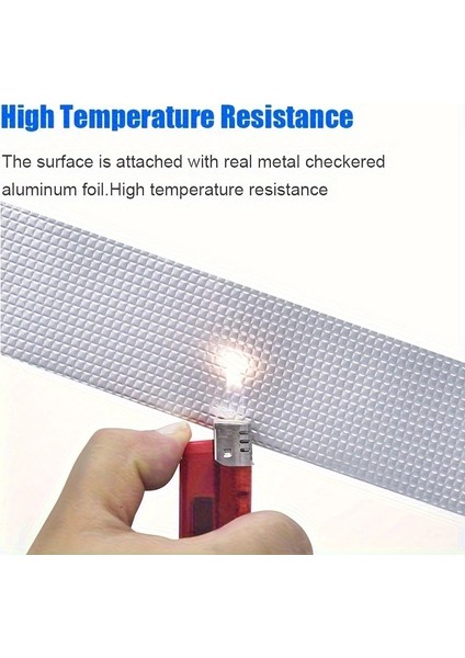 Buğz 5 Li Su Geçirmez Çatlak Bandı 10CM 5m Yüksek Sıcaklık Dayanıklı Çatı Boru Duvar Onarım Çamur Bant fiyatları