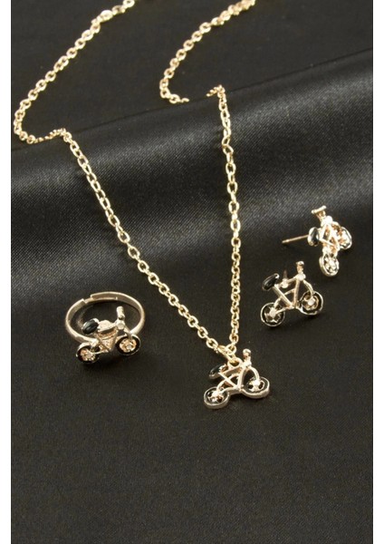 Bisiklet Mineli Set Kolye fiyatları