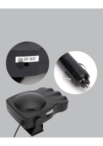 Araç Içi 150W Isıtıcı ve Soğutucu Fan indirimleri