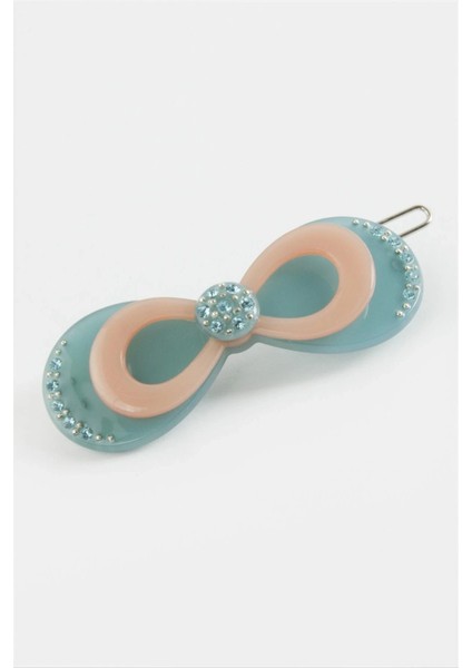 Buğz Sonsuzluk Taşlı Klipsli Toka