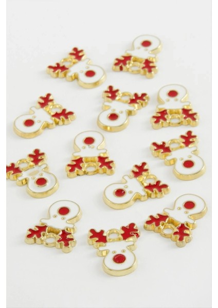 Buğz Yılbaşı Geyik Mineli Kolye Ucu 1 Adet