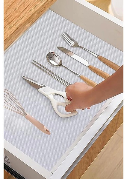 3 Metre Pvc Şeffaf Kaplama Kaydırmaz Dolap Içi Kaymaz Kaydırmaz Eva Raf Örtüsü