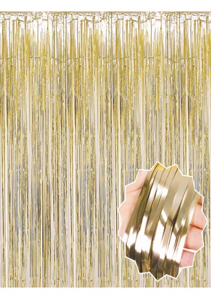Mat Altın Püsküllü Kapı Perdesi modelleri