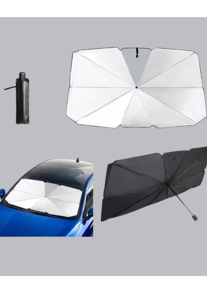 Dayanıklı Upe Alaşımlı Şemsiye Tipi Araç Güneşliği - Kolay Katlanır modelleri