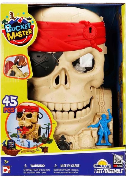 Chap Mei Korsan Oyun Seti Kafatası Kovası - S00055002 modelleri