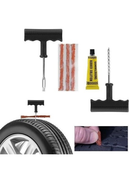 6 Parça Araba Motosiklet Otomobil Bisiklet Lastik Tamir Kiti Araç Bakım Seti indirimleri