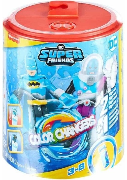 HMX60 Imaginext® Dc Super Friends™color Changers Temel Figür Seti