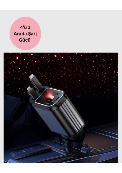 Bmw, Mercedes, Audi, Volkswagen Araçlar Için 4’ü 1 Arada Hızlı Şarj Cihazı modelleri