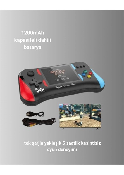 Şarjlı Taşınabilir Oyun Konsolu – X7M Retro Game Box fırsatları