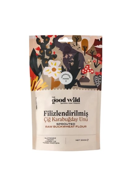 Filizlendirilmiş Çiğ Karabuğday Unu 300 gr