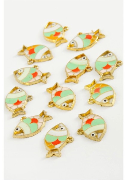 Balık Tek Kulp Mineli Bileklik ve Kolye Ucu Aparatı 1 Adet