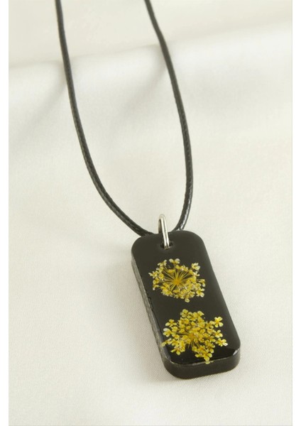 Sultanotu Dikdörtgen Epoksi Kolye