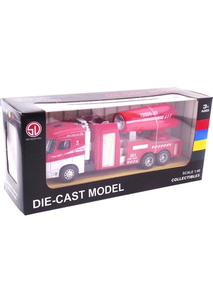 Die Cast Model Çek Bırak Turbo Jet Itfaiye Kamyonu fırsatları