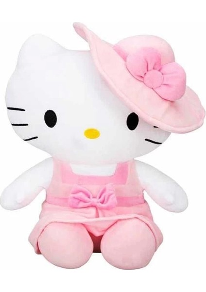 Hello Kitty Şapkalı Peluş Oyuncak 36 cm - 1 Adet Stokta Olan Gönderilir fiyatları