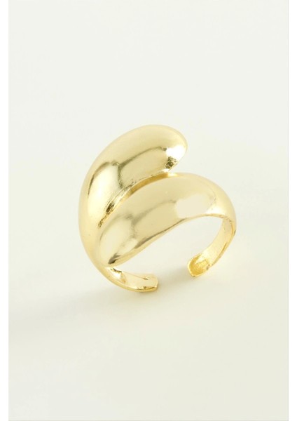 Su Damlası Metal Yüzük