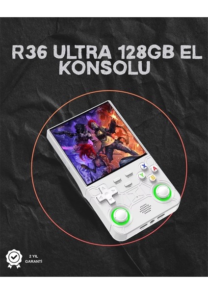 R36 Ultra Taşınabilir Konsol – 3000 Mah Batarya, Wifi ve Rgb Destekli, 30.000 Oyun