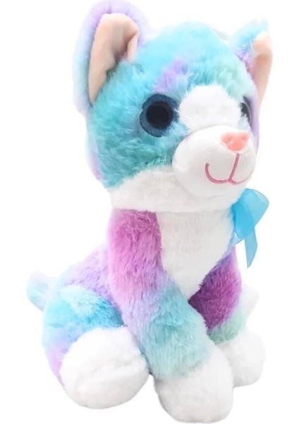 Peluş 30CM Renkli Kedi Halley