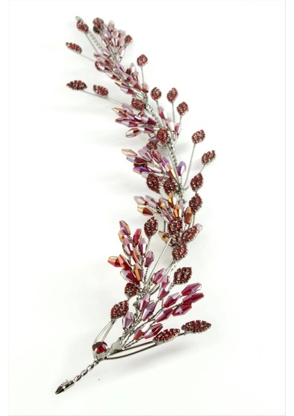 Yaprak Taşlı Saç Aksesuarı